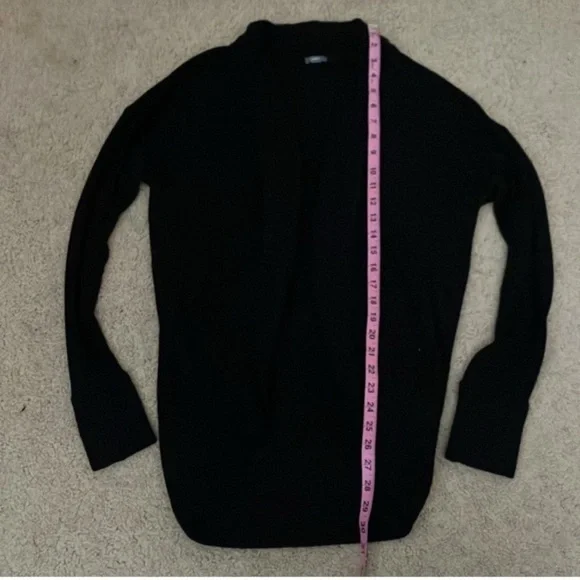 Aerie Long Cocoon Loungewear Cardigan, fringe , soft stretchy bouncy, S/M - Picture 2 of 7